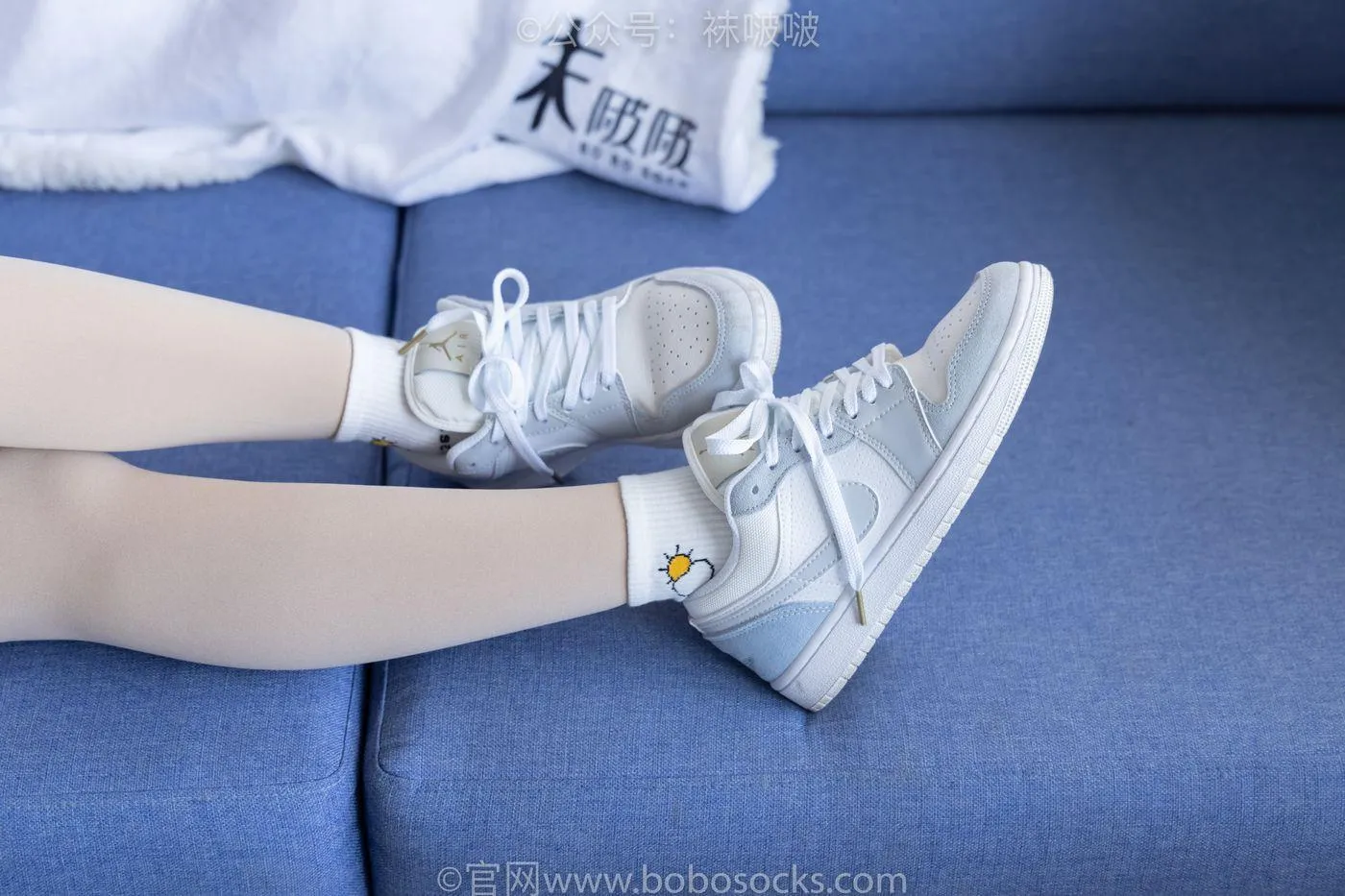[BoBoSocks袜啵啵]NO.031 小奶熊-AJ板鞋、白棉袜、厚肉丝 [149P]插图6
